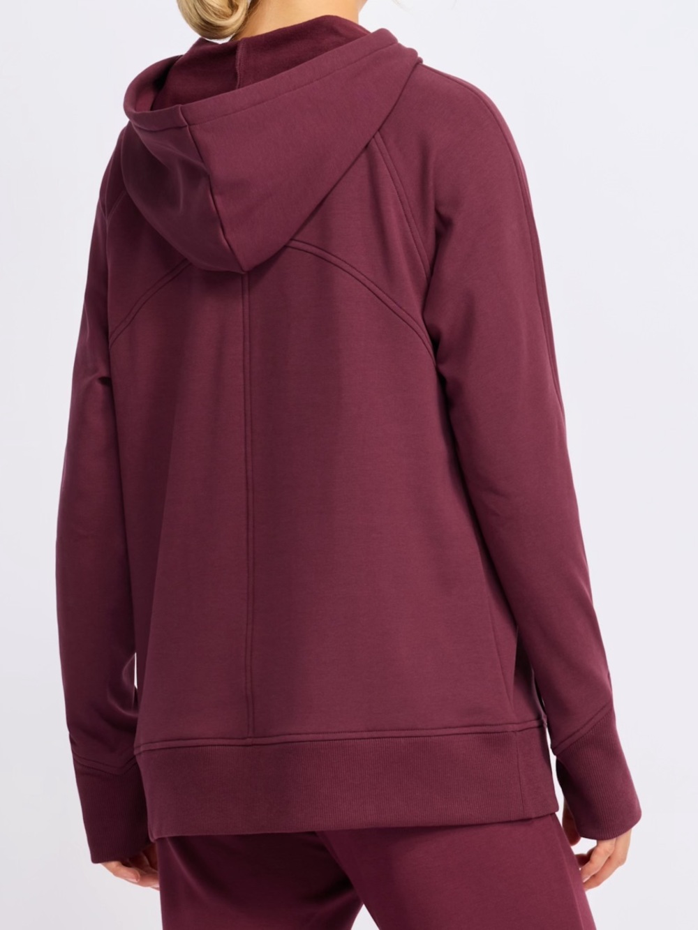 Wandersoft Dark Purple Medium Fleece Hoodie - Picture 10 of 11